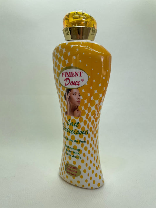PIMENT DOUX Classique Lait Eclaircissant Aux Acides de Fruits 250ml - YLKgood