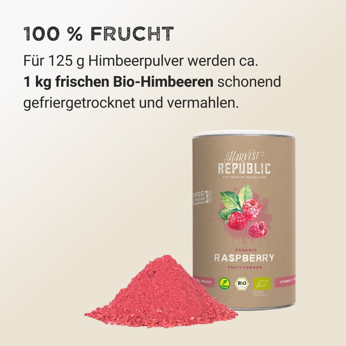 Fruit Powder - Raspberry