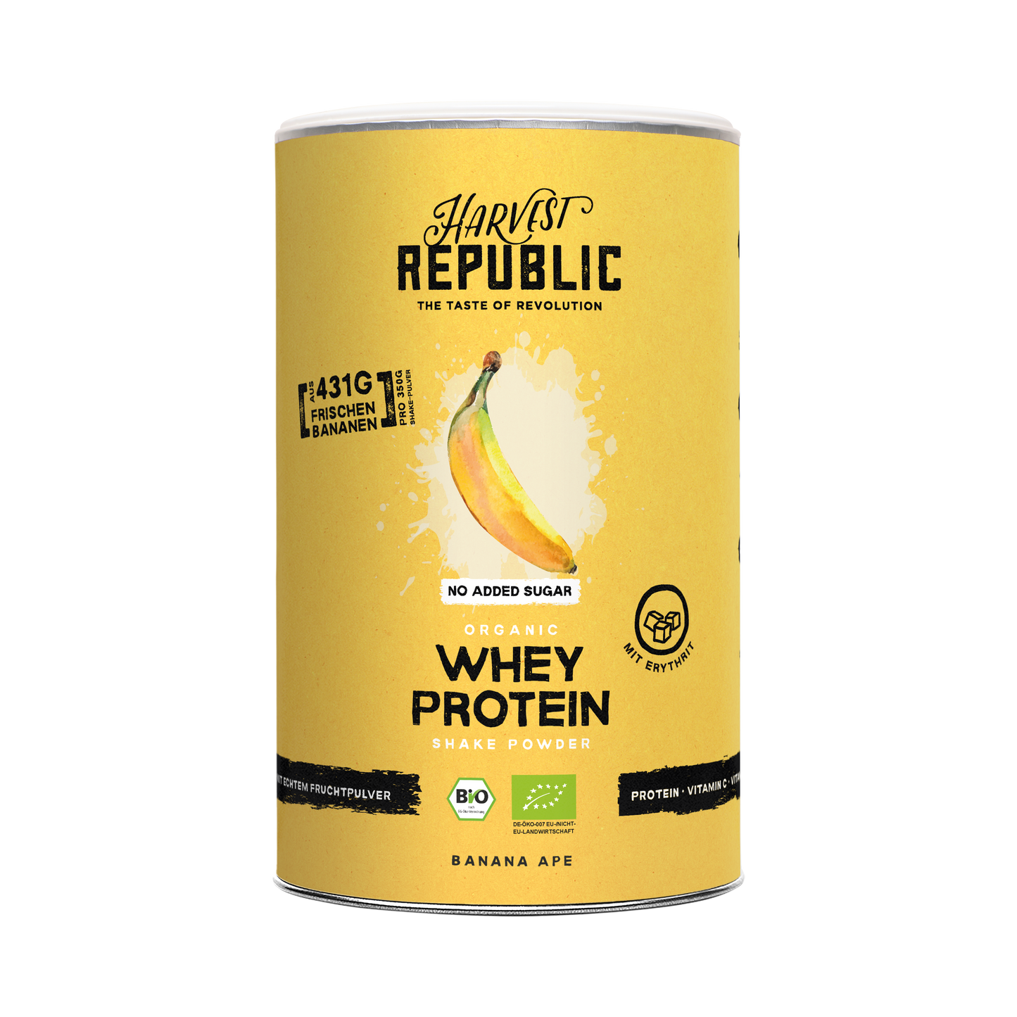 Whey Protein - NO ADDED SUGAR - Banana
