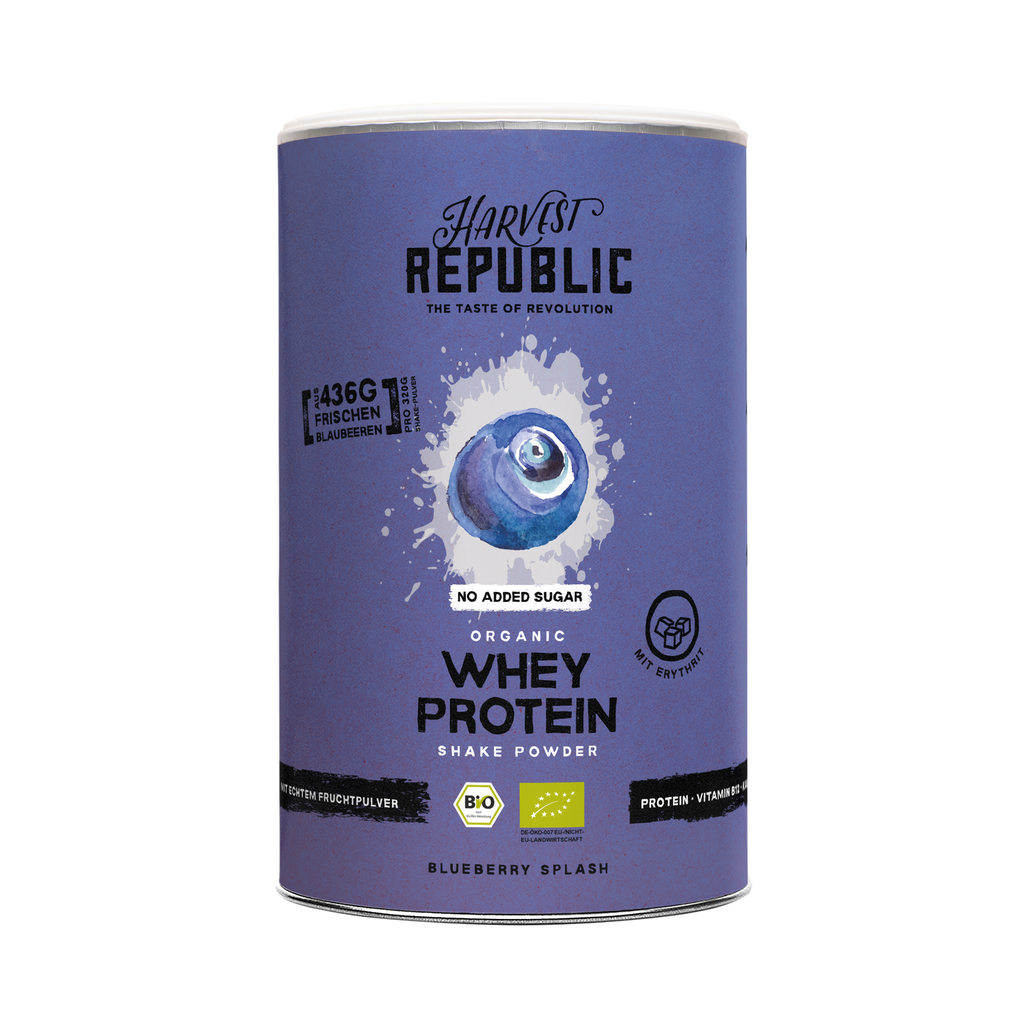 Whey Protein - NO ADDED SUGAR - Wild Blueberry