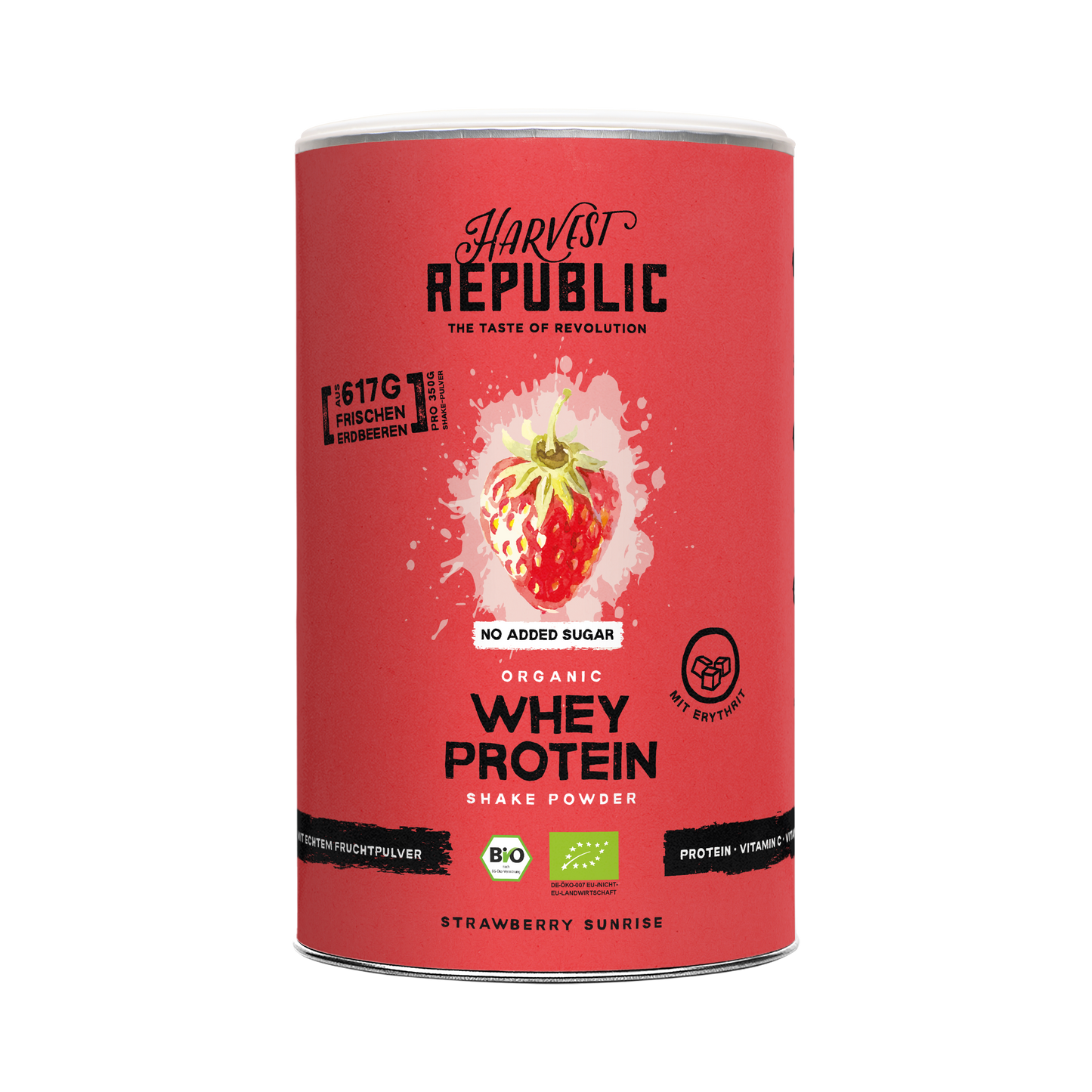 Whey Protein - NO ADDED SUGAR - Strawberry