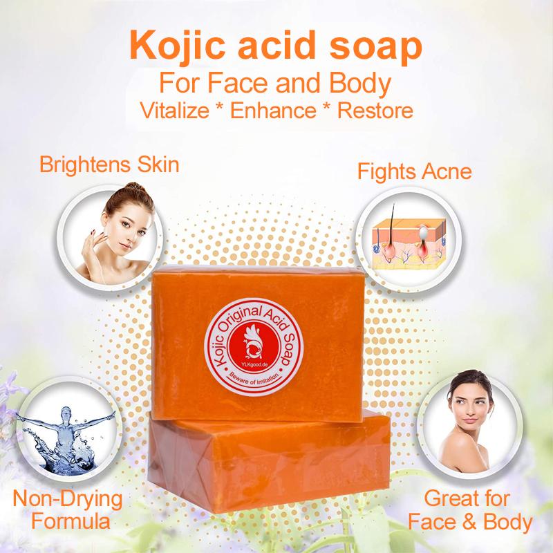 Kojic acid soap | Kojic Acid Soap | 2 soaps each 200gOriginal YLKgood Skin Lightening Soap with Kojic Acid