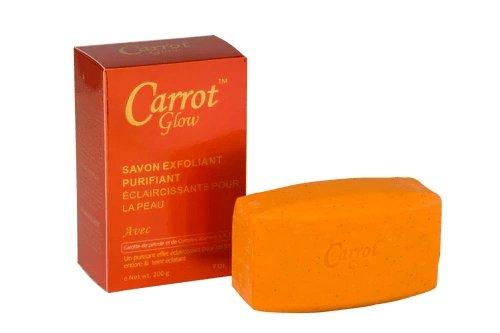 Carrot Glow Exfoliating Purifying Soap Net wt. 200g / 7 oz. - YLKgood